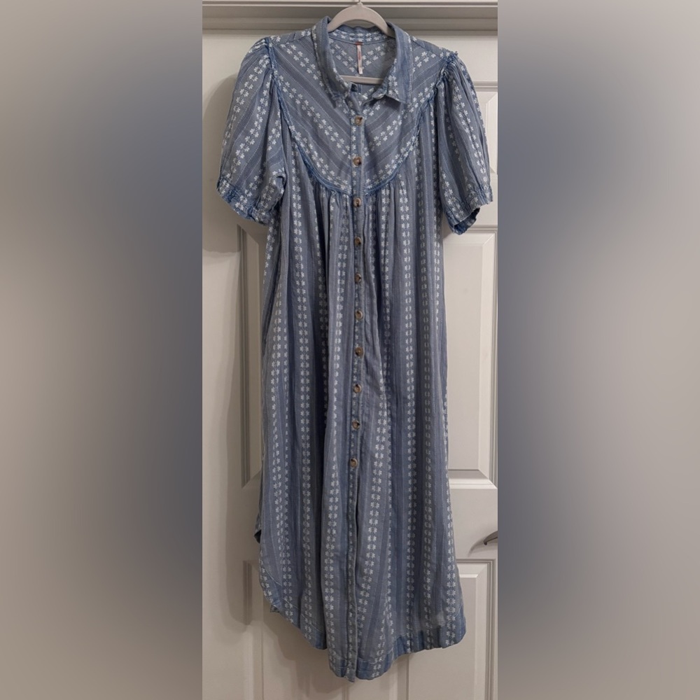 NWOT Free People Rodeo Midi Dress - Picture 5 of 9